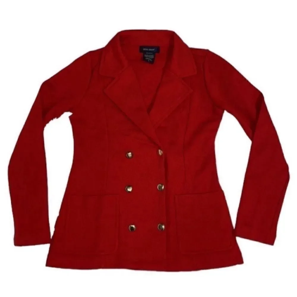 Level Eight Double Breasted Red Jacket! Blazer (Size Small)